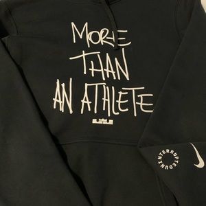 Nike uninterrupted “more than an athlete” hoodie in black